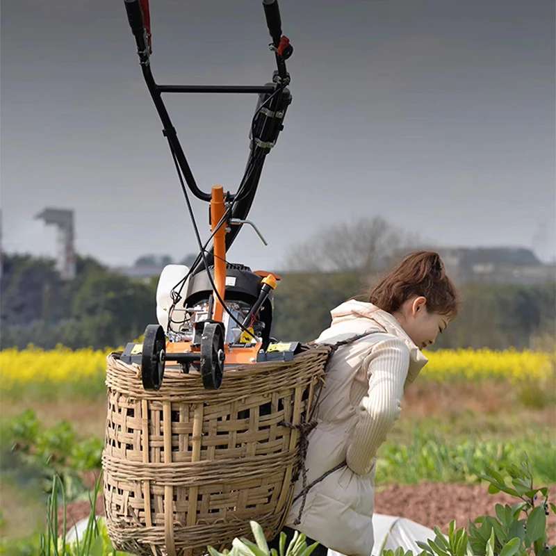 2.7KW Micro tillage machine Front Tine Forward and Reverse Rotating Gas Garden Tiller H450
