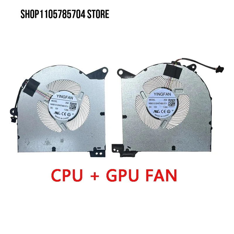 H+New Genuine Laptop Cooler CPU GPU Cooling Fan For MACHENIKE L16