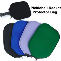 New Neoprene Pickleball Racket Sleeve Case Storage Pickleball Paddle Cover Waterproof Durable Protector Bag