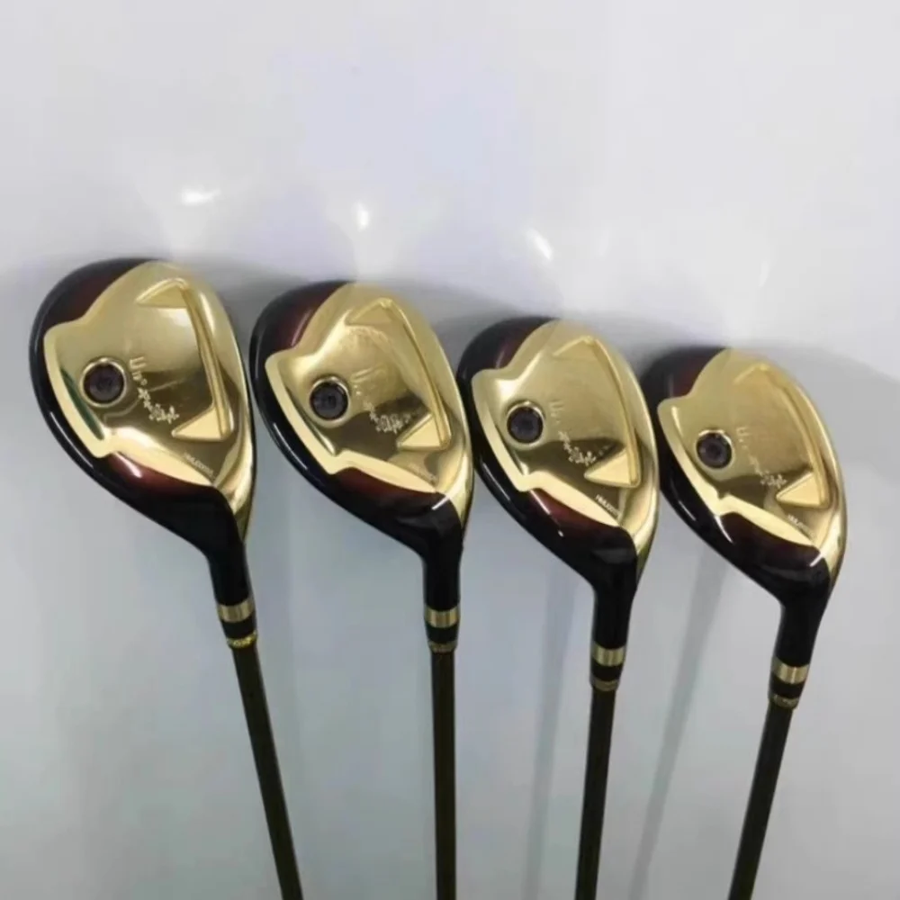 

Men's Brand New Golf Clubs I.H.A gold/black Full Hybrids 19/22/25/28 R/S/SR/L Flex Shaft With Head Cover