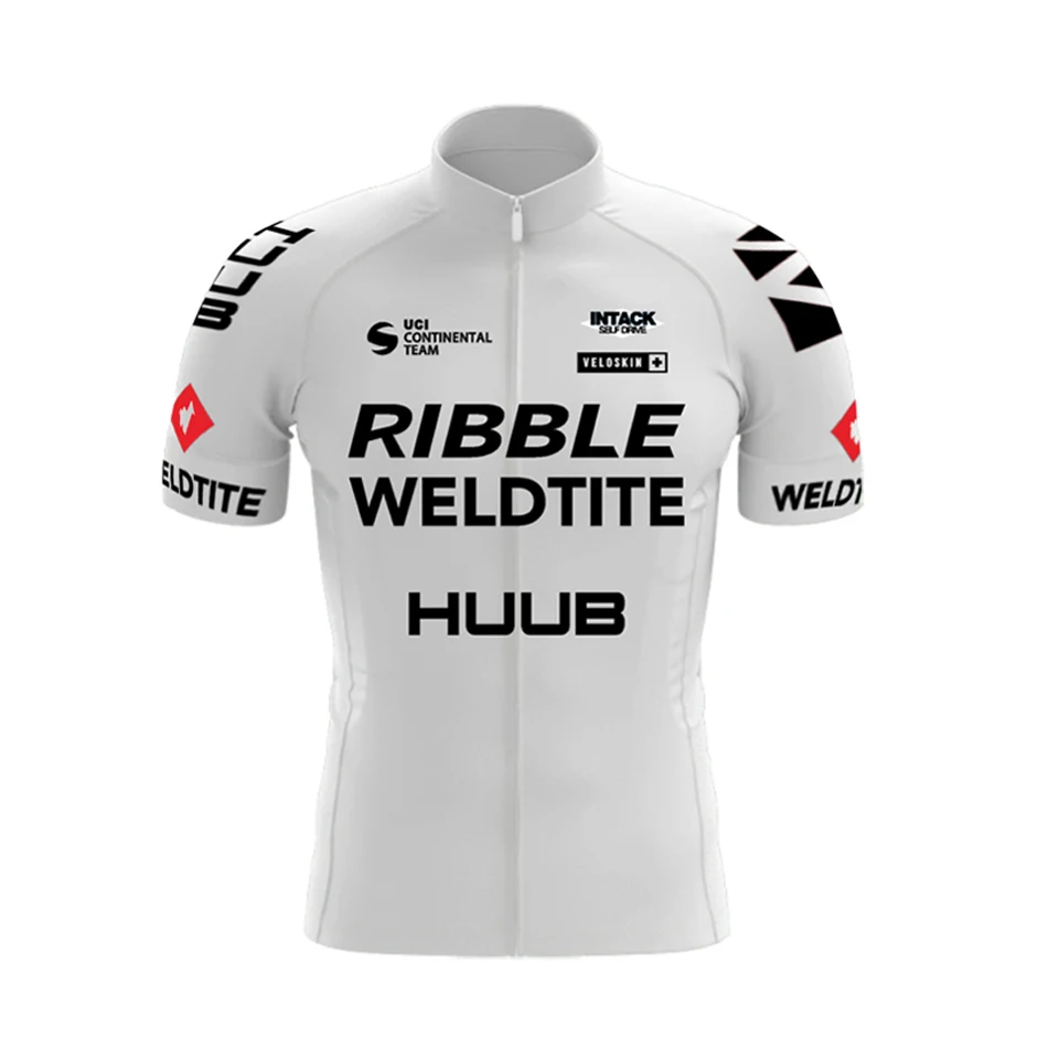

HUUB white New Team Summer Cycling Jersey Bike Clothing Cycle Bicycle MTB Sports Wear Ropa Ciclismo for Men's Mountain Shirts