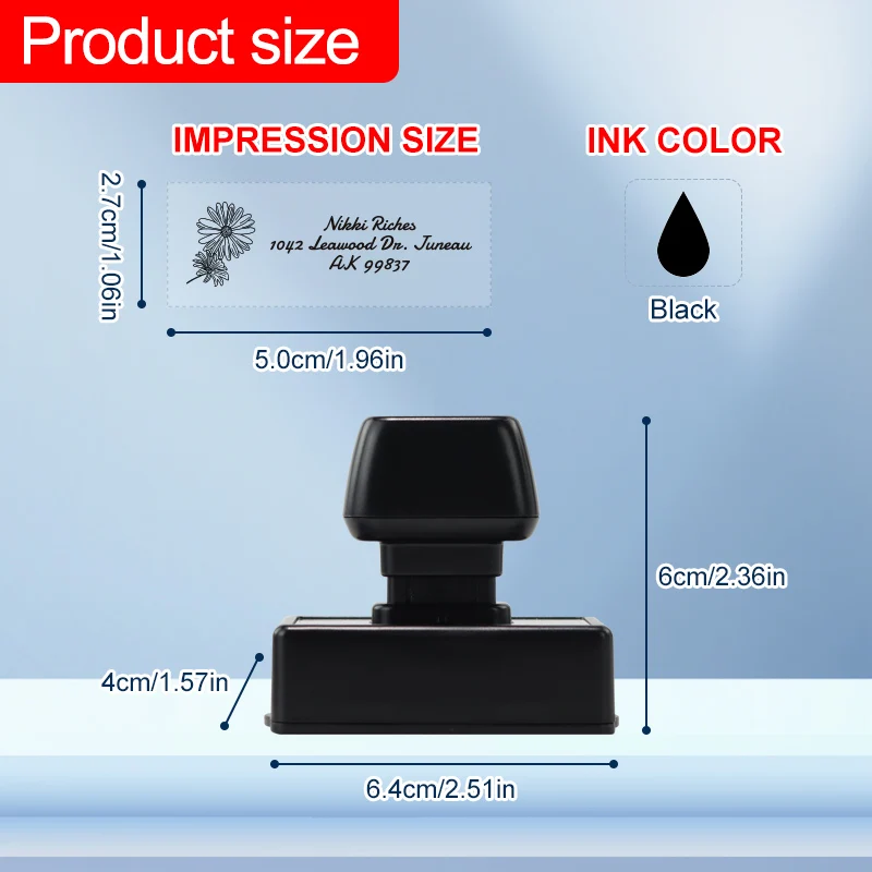 Thumbnail 3 - #47 Trending Office Rubber Stamps Right Now