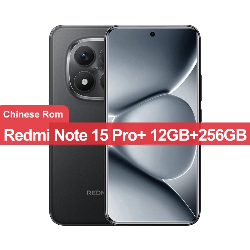 China Version Xiaomi Redmi Note 15 Pro+ 256GB/512GB Snapdragon 7s Gen 4 50MP+32MP Camera 6.83" 1.5K Display 90W 7000mAh Battery