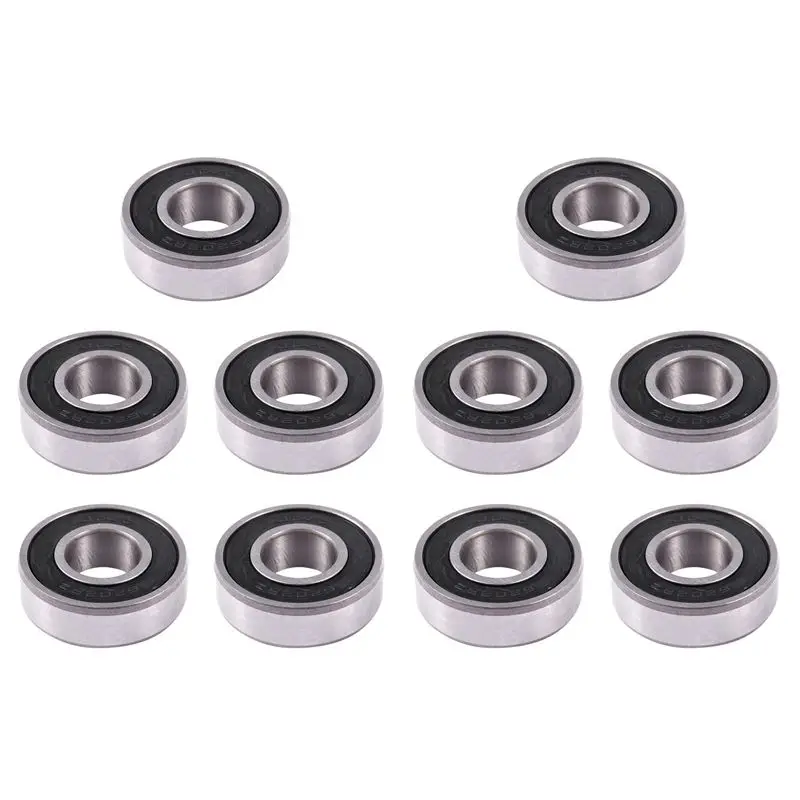 -[33A Tvdae] 10X Replacement 6202RZ Roller-Skating Deep Groove Ball Bearing 35X15x11mm