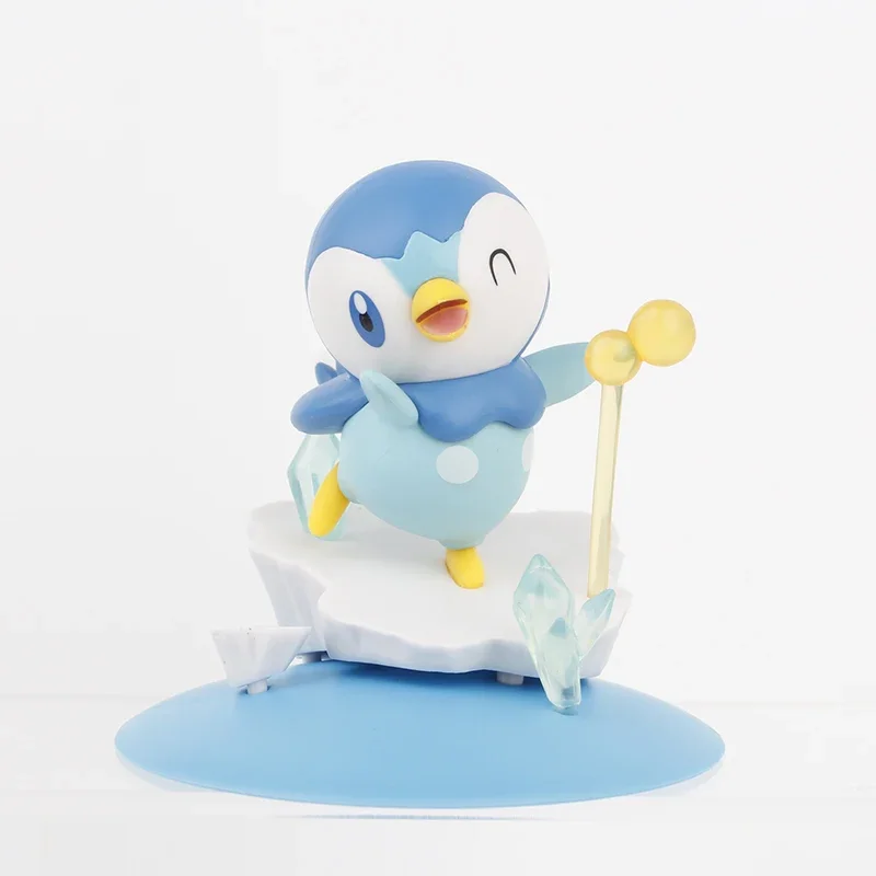 4pcs/set Pokemon Figures Pikachu Sylveon Togepi Piplup, 8-10cm Cute Anime Model Collection for Kids Gift