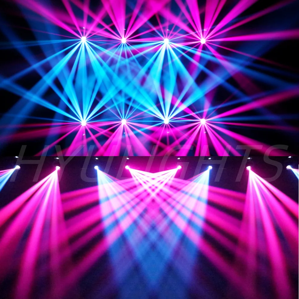 LED 180W Moving Head Light mit Beam-, Spot- und Zoom-Funktion, 24 rotierenden Prismen, 14 Gobos, 11-Farben- und 7-Farben-Rad, 6-Discharge-Linse für DJ-Bühnenbeleuchtung – Detail 12