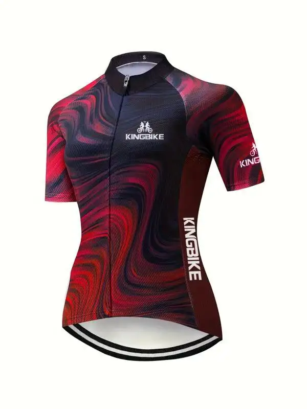 

Women's Cycling Clothing Breathable Quick Dry Reflective Bike Shirt Short Sleeved Bike Clothing Hiking Mountain Bike Clothing