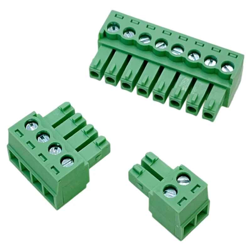 10PCS Screw Terminal Block KF2EDG 3.5MM Female Plug Socket 2P 3P 4P 5P 6P 7P 8P 9P 10Pin For 2EDG 3.5mm Male Pin Header Socket