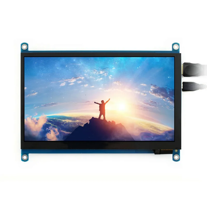 

Waveshare 7 inch HDMI LCD (H) Computer Monitor 1024*600 IPS Capacitive Touch Screen Supports Raspberry Pi Jetson Nano Win10 etc