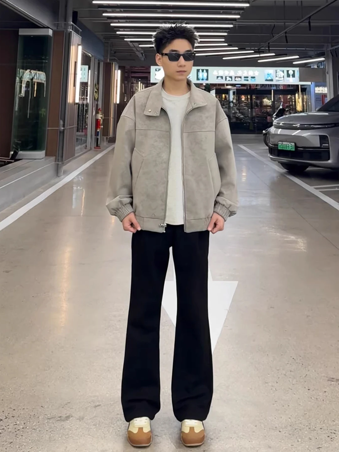 

Cleanfit American Sle Bell Bot Men's Autumn Winter Fce Lined High Waist Drapey Knife Casual Pants