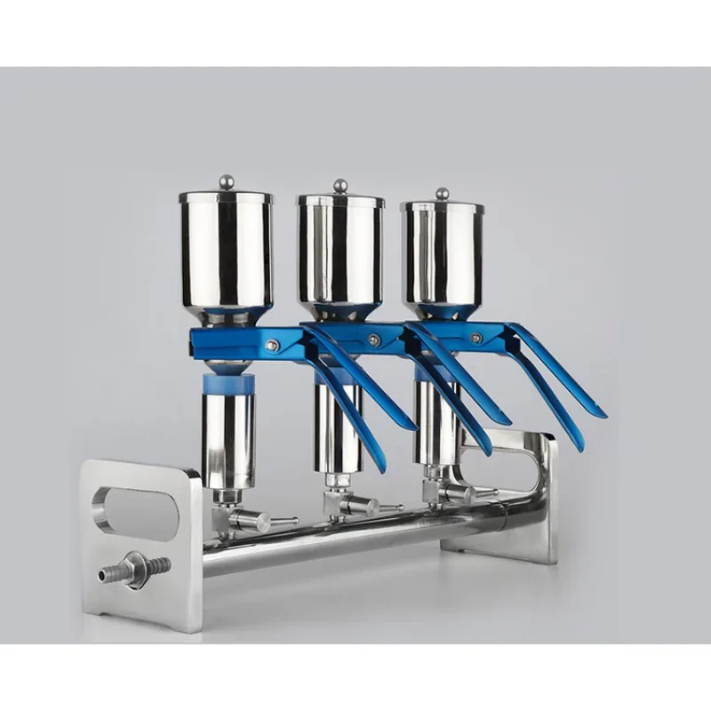 for lab 3-branch autoclaved Manifolds Vacuum Filtration with stainless steel funnel 300ml