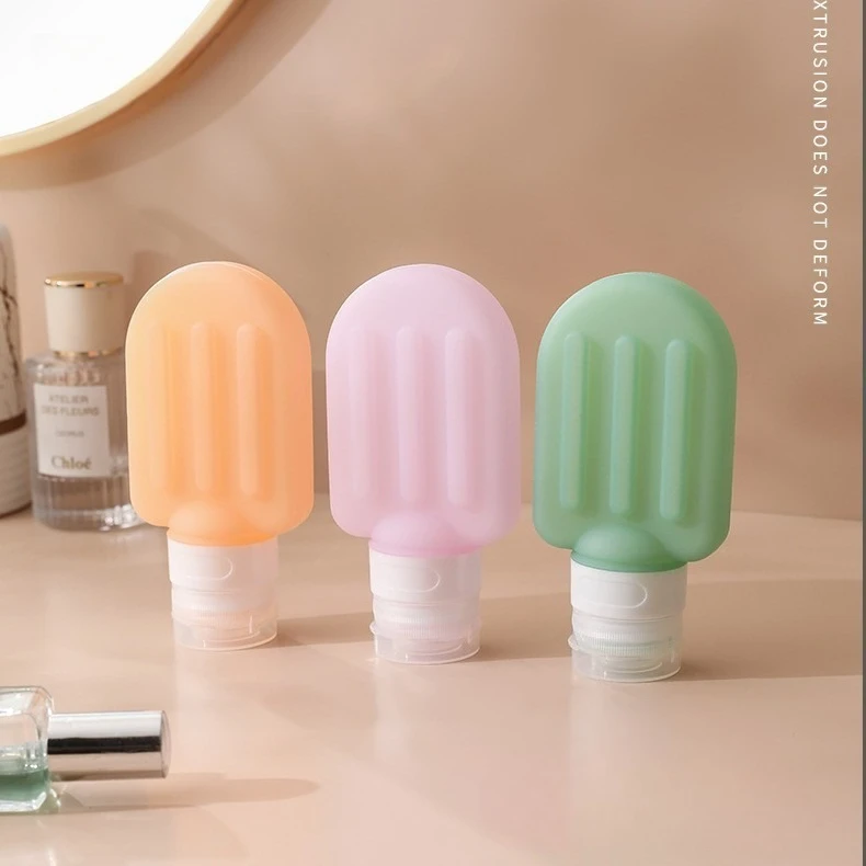 60/90 مللي مجموعة زجاجات السفر زجاجات إعادة الملء لينة كريم غسول الشامبو ضغط أنبوب فارغة حاويات مستحضرات التجميل أدوات العناية بالبشرة #5