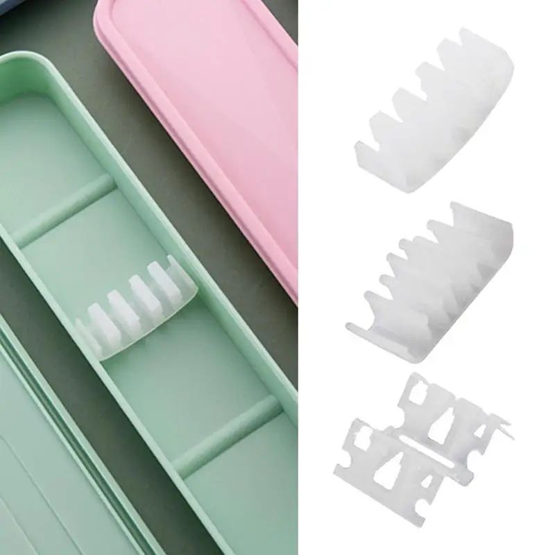 Universal Portable PP Split-type Cutlery Organizer Receptacle Tableware Buckle Storage Box Chopsticks Spoon Storage Case Spliter