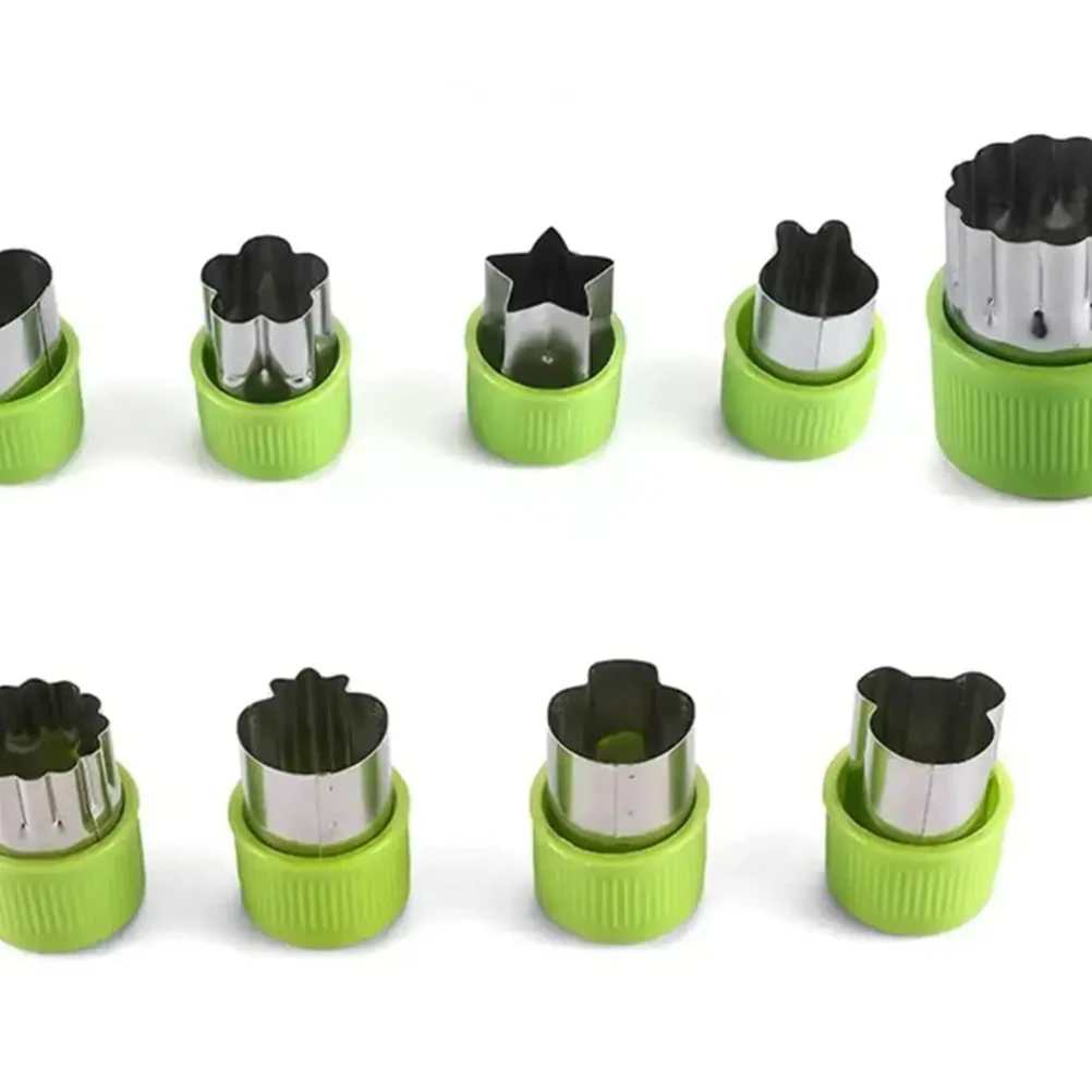 

Vegetable Cutter Shapes Stainless Steel Durable DIY Fruit Cookie Stamps Cake Food Cutting Mold Kitchen Tool
