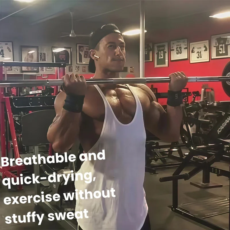 Мужская спортивная майка с сатанинским рисунком, жилет-стрингер для бодибилдинга, топ для тренировок в стиле хэви-метал