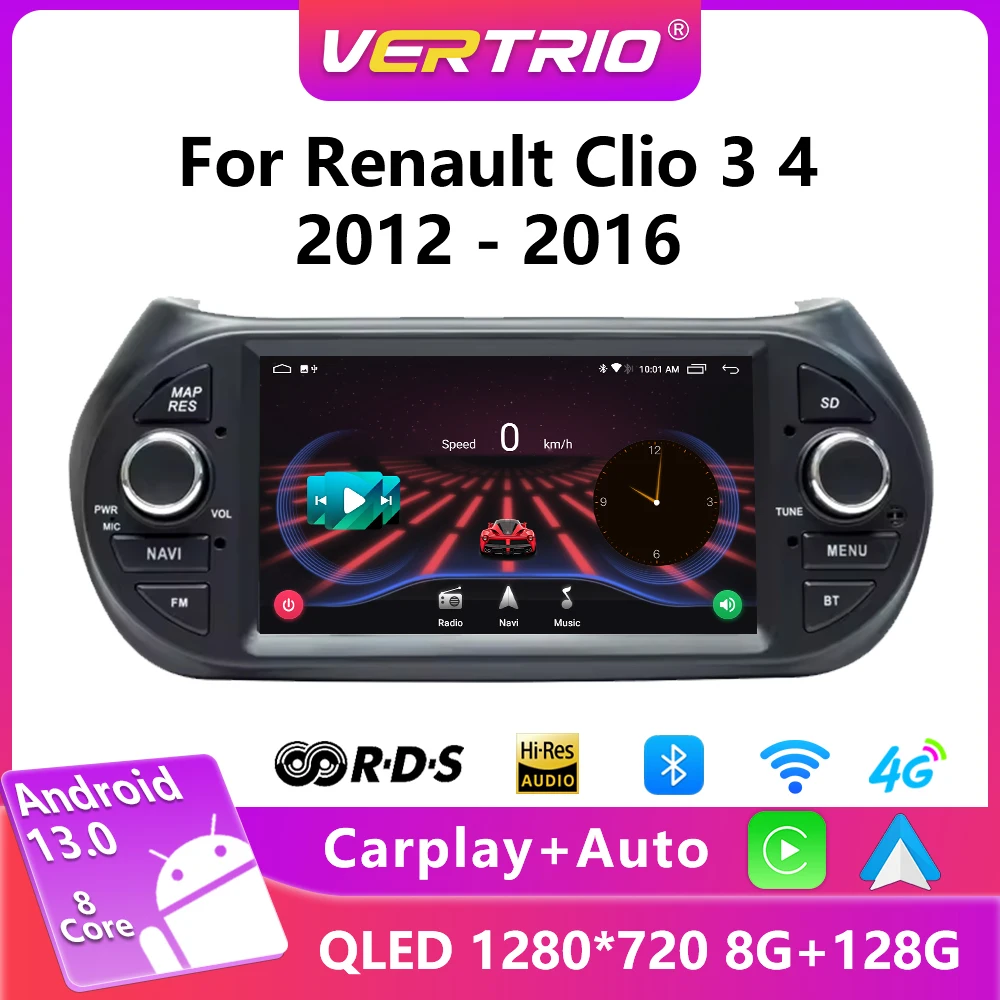 

For Fiat Fiorino Citroen Nemo Peugeot Bipper Car Radio Android 13 Multimedia Player 4G Wireless Carplay BT WIFI 2 Din Stereo DSP