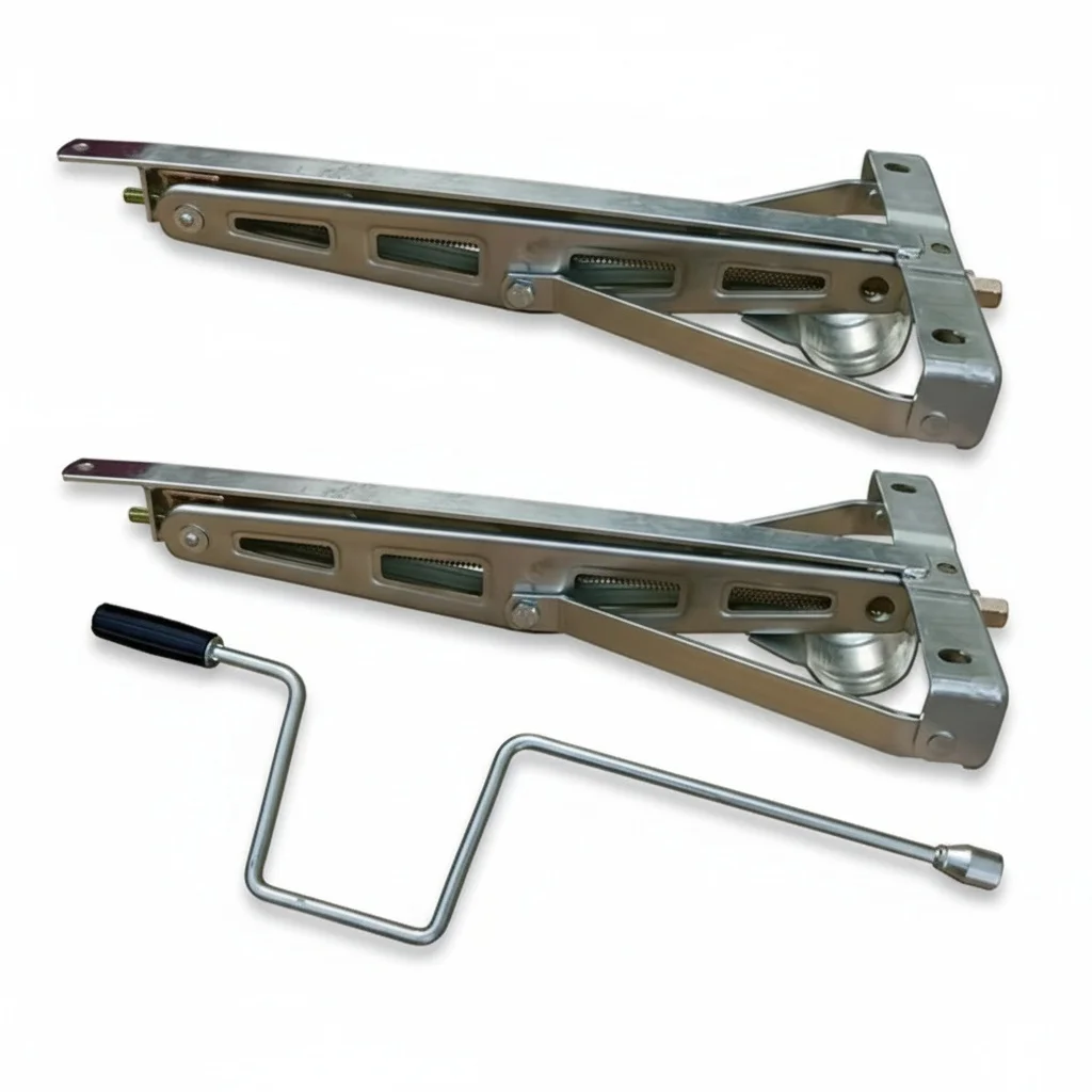 

Домкрат-ножницы для автодомов, 675x280 мм, из углеродистой стали, с ручным приводом, стабилизатор для прицепов, подходит для автодомов и прицепов