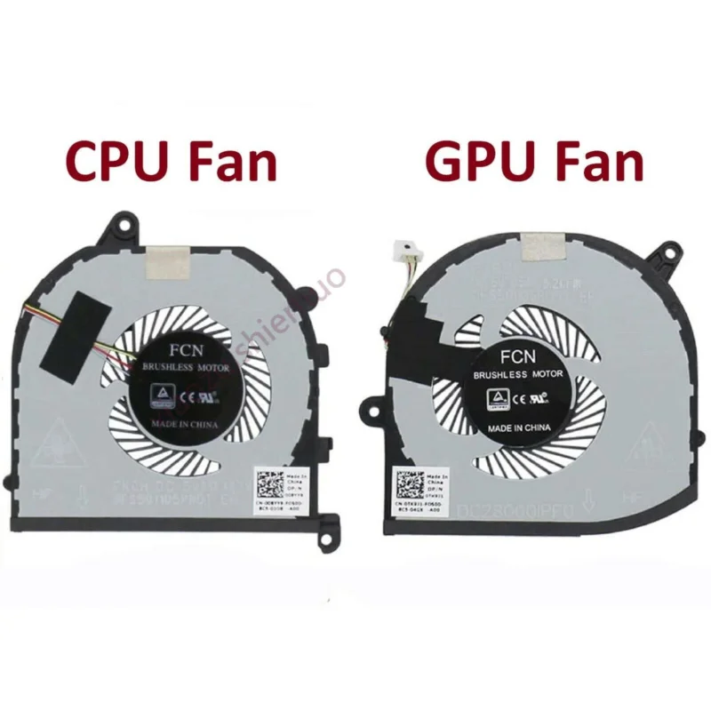 New CPU GPU Cooling Fan for Dell XPS 15 9570 7590 Precision 5530 P56F002 Laptop