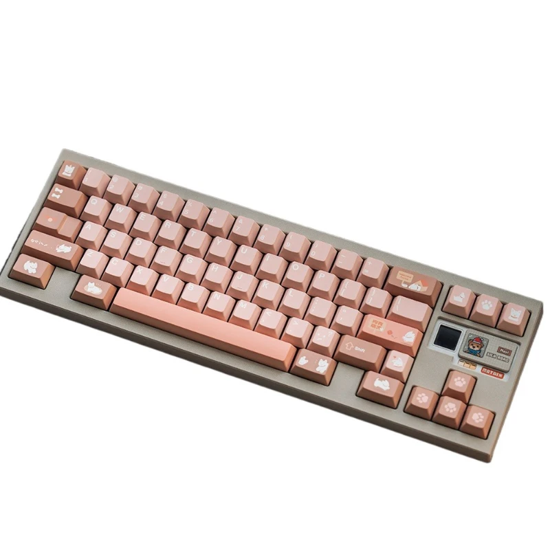 

Inside cute dog, west highland, meat pink, mechanical keyboard, cute girl magnetic axis