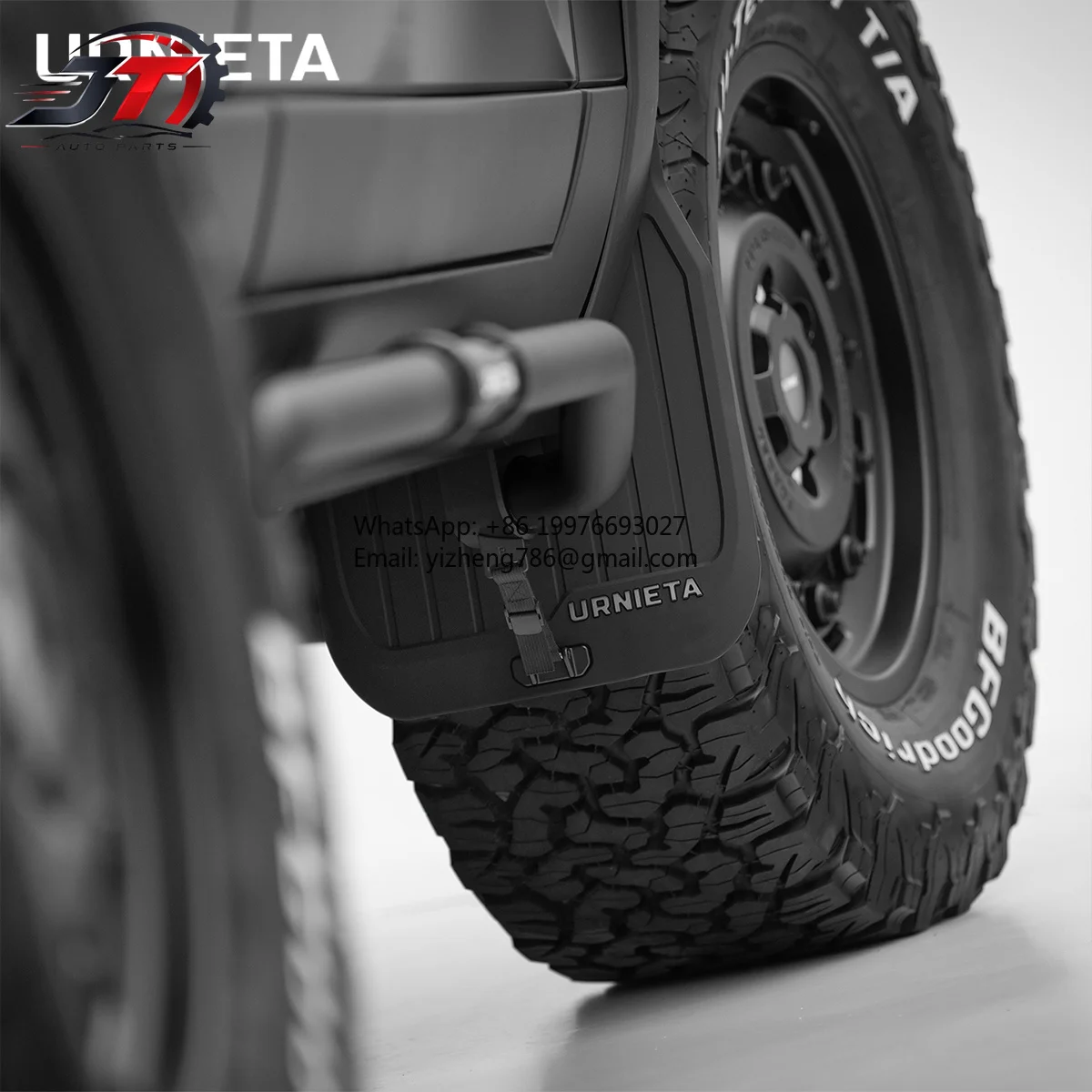 New style URNIETA Sport Matte Black Fender Flares, Wide Body Fender Flare Kit, No-Drill Bolt-On Design For Toyota Land Cruiser L