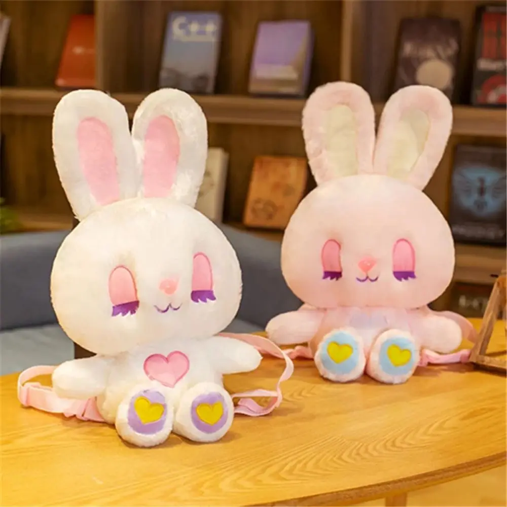 

Toys Soft Toy Plush Doll Student Travel Children Rabbit Shoulders Bag Plush Schoolbag Rabbit Plush Backpack Stuffed Backpacks