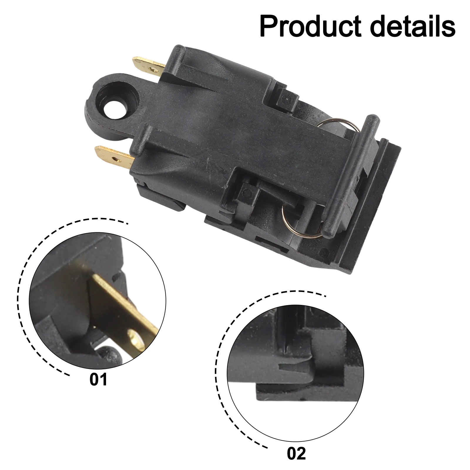 Electric For Kettle Temperature Control Switch Coupler Base Socket Set Flame Retardant Aluminum Connector For Steam Handle Repla