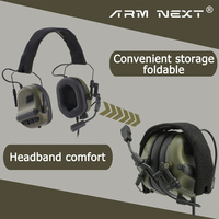 ARM NEXT F10 Hunting and Shooting Active Noise Canceling Headphones Mounted 34dB Hearing Protection Tactical Earmuffs Earphone