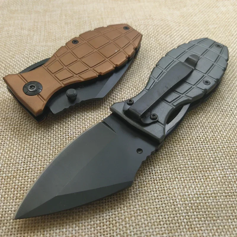 Neue Damaskus Jagd 58HRC Hohe Härte 440C Klinge Edelstahl Griff Klappmesser Outdoor Camping Überleben Messer EDC Werkzeug