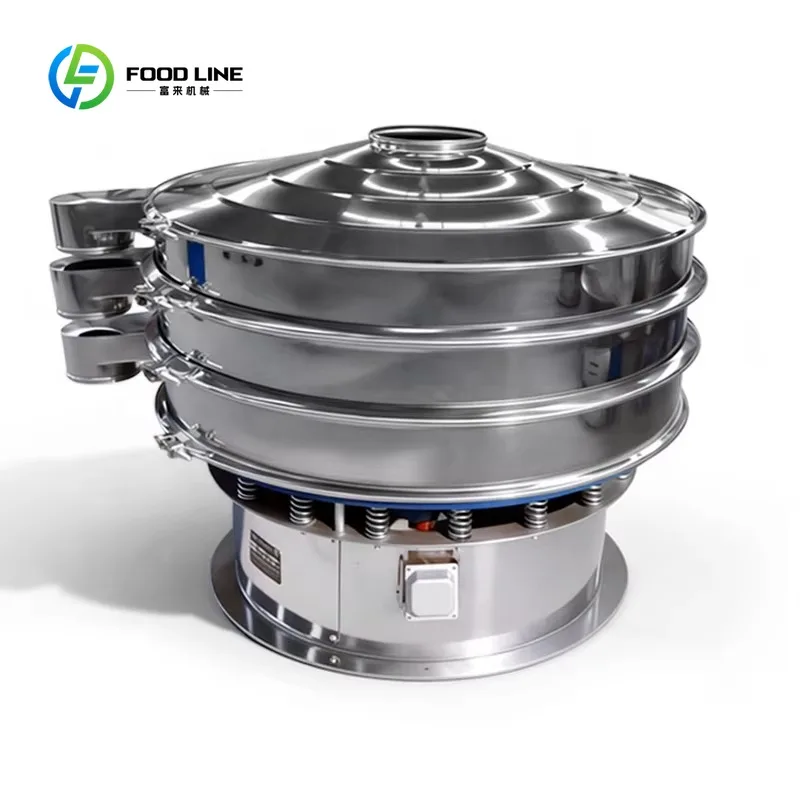 High Frequency OEM Circular Vibrating Screen Precise Separation Industrial Powder Screening Machine