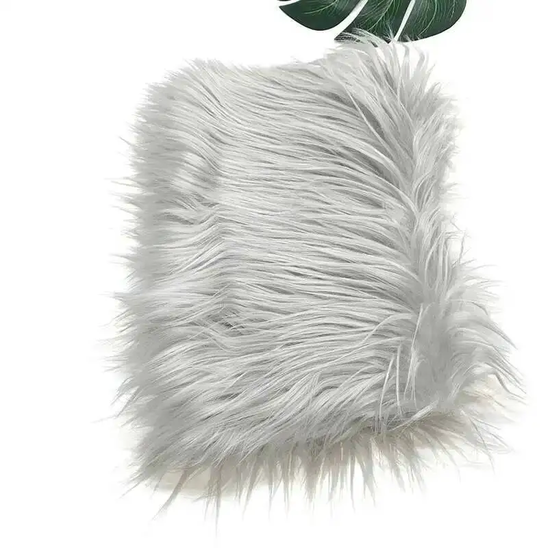 Nepbont stof 46 kleuren 160x50cm 8cm zachte lange pluche handgemaakte pop/kleding Shaggy stof