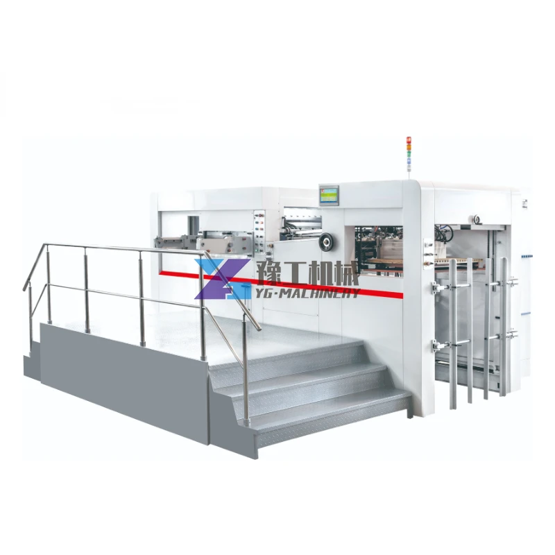 Caja de cartón plana automática, caja de embalaje de papel corrugado, máquina troqueladora