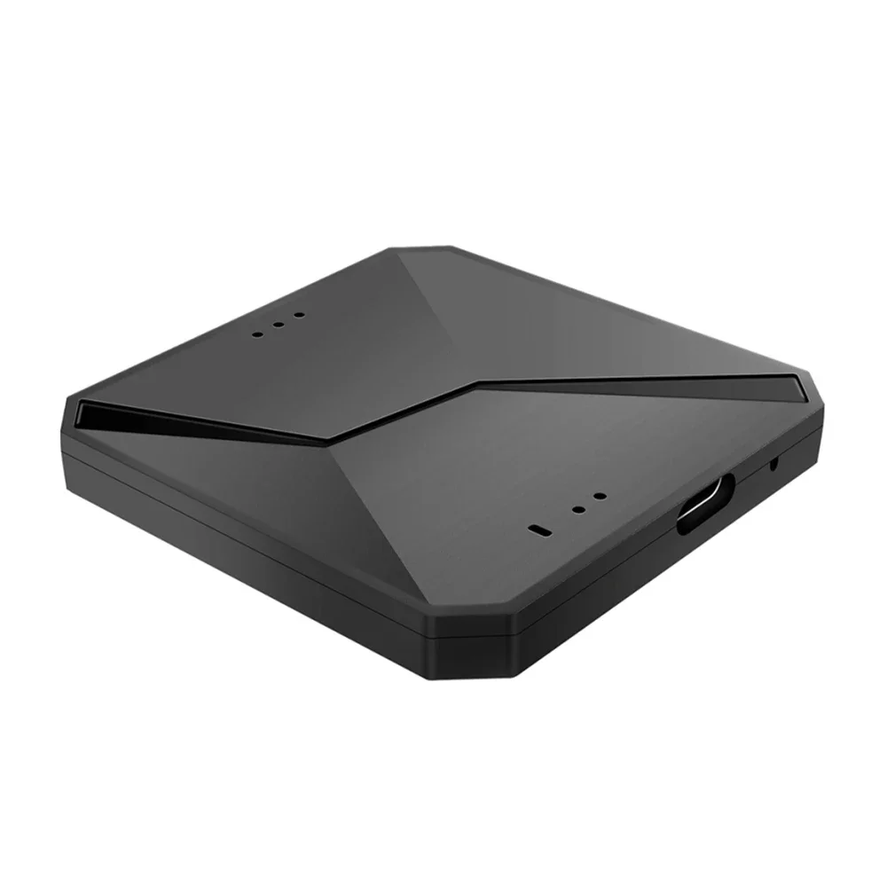 

A16Q-2 In 1 Wired To Wireless Carplay Adapter AI Box Wireless Android Auto Smart TV Box Bluetooth Plug And Play For Car