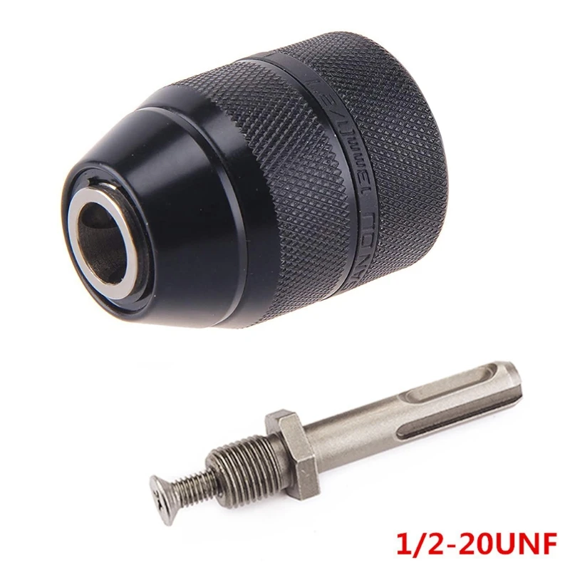 Snelspanboorhouder 2-13 Mm 1/2-20UNF Mount Zware Professionele Converter Tool Met Sds Schacht Adapter duurzaam Dropship