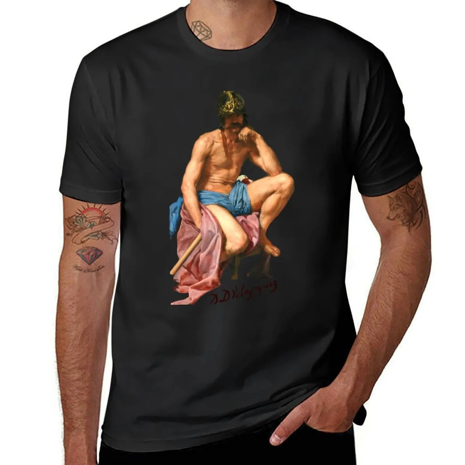 Mars - Diego Velázquez T-Shirt blanks cute clothes plain t shirts men