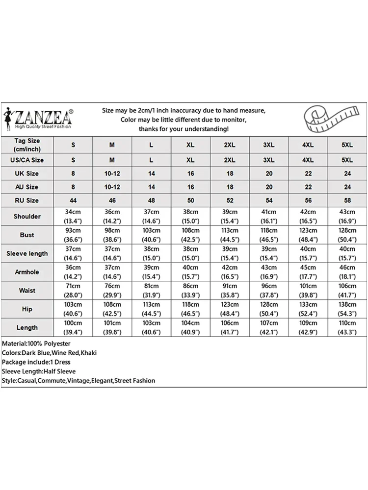 2025 ZANZEA Office Lady Vestito estivo Lace-Up Donna Abito al ginocchio Tinta unita Casual Abito allentato Mezza manica Arco Abiti da festa