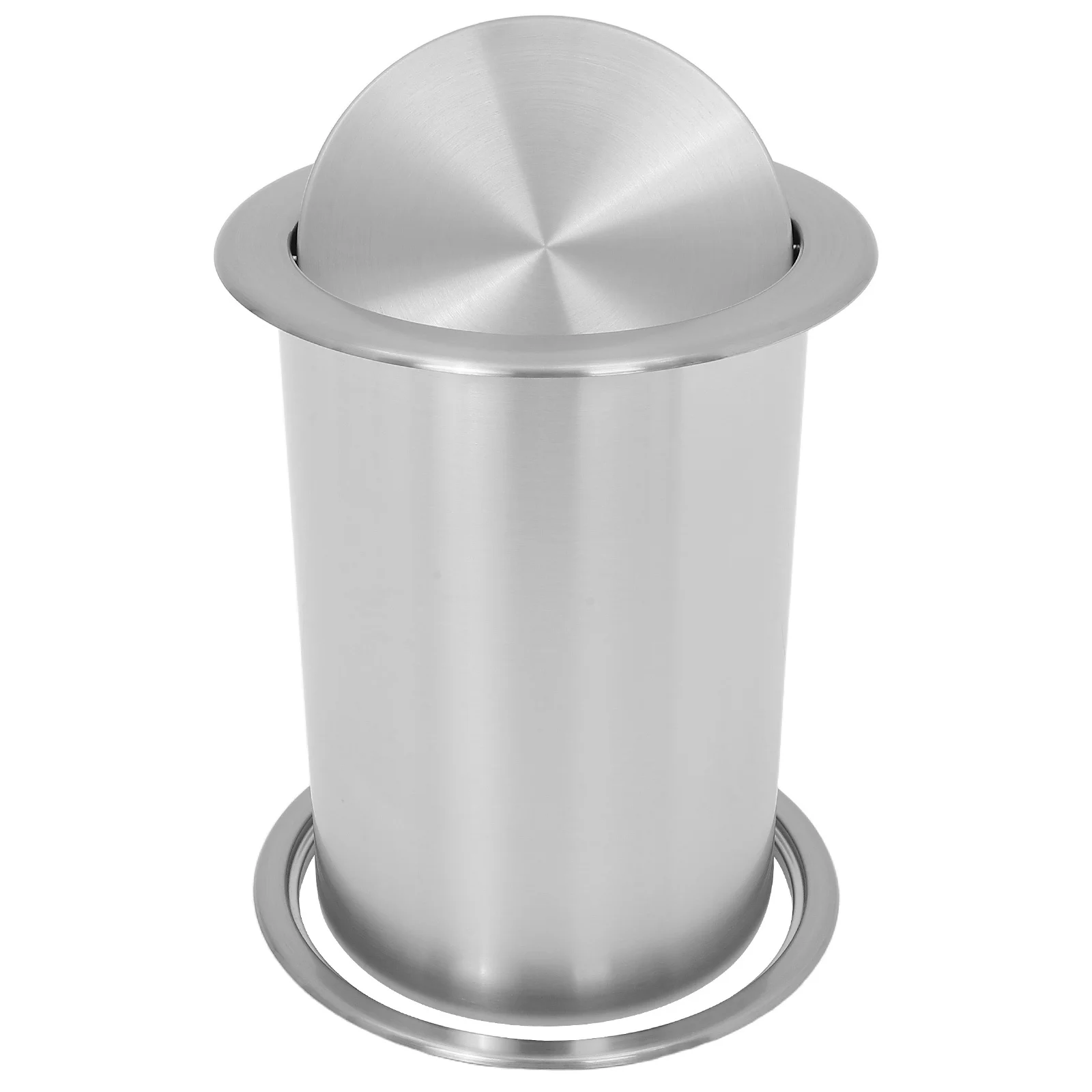 

30L Kitchen Cabinet Embedded Trash Can Built-in Waste Bin Garbage Container Space Saving Embedded Trash Can Drop-in Garbage Bin