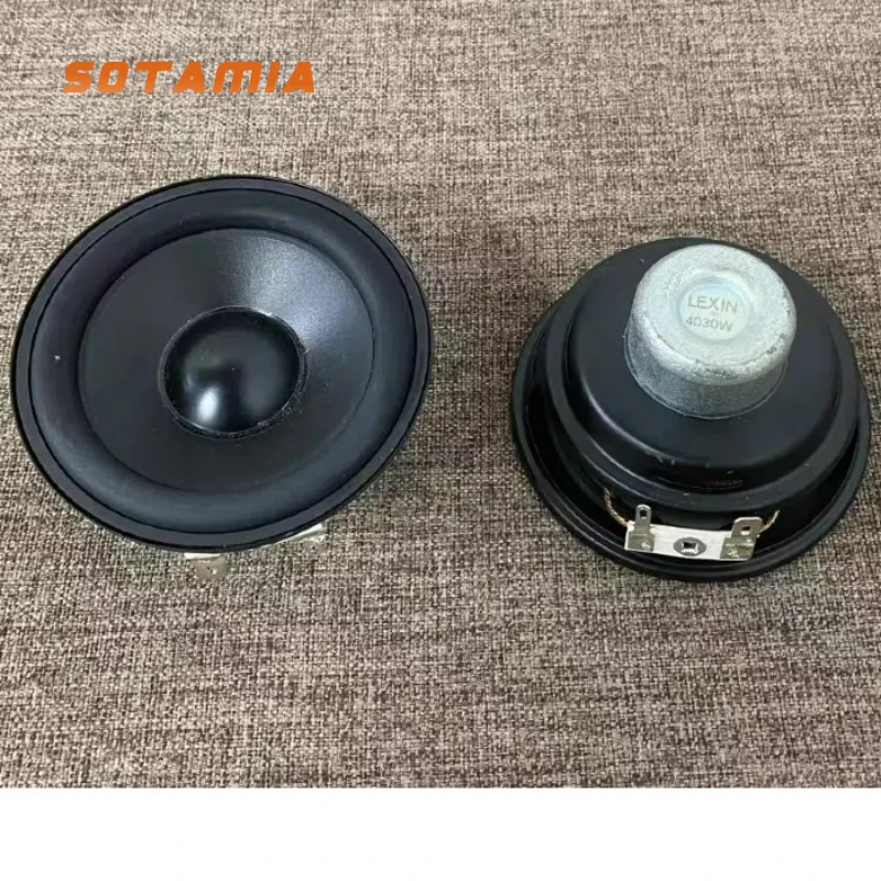 

SOTAMIA 2Pcs 3 Inch Full Range Audio Hifi Speaker 4 Ohm 30W Waterproof Speaker Sound Music Loudspeaker for LEXIN Harley