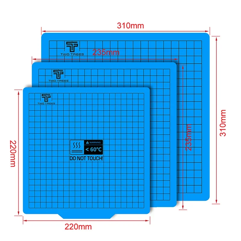 

3D Printer Magnetic Print Bed Tape 220/235/310mm Square Heatbed Sticker Hot Bed Build Plate Tape Surface Flex Plate for Ender 3