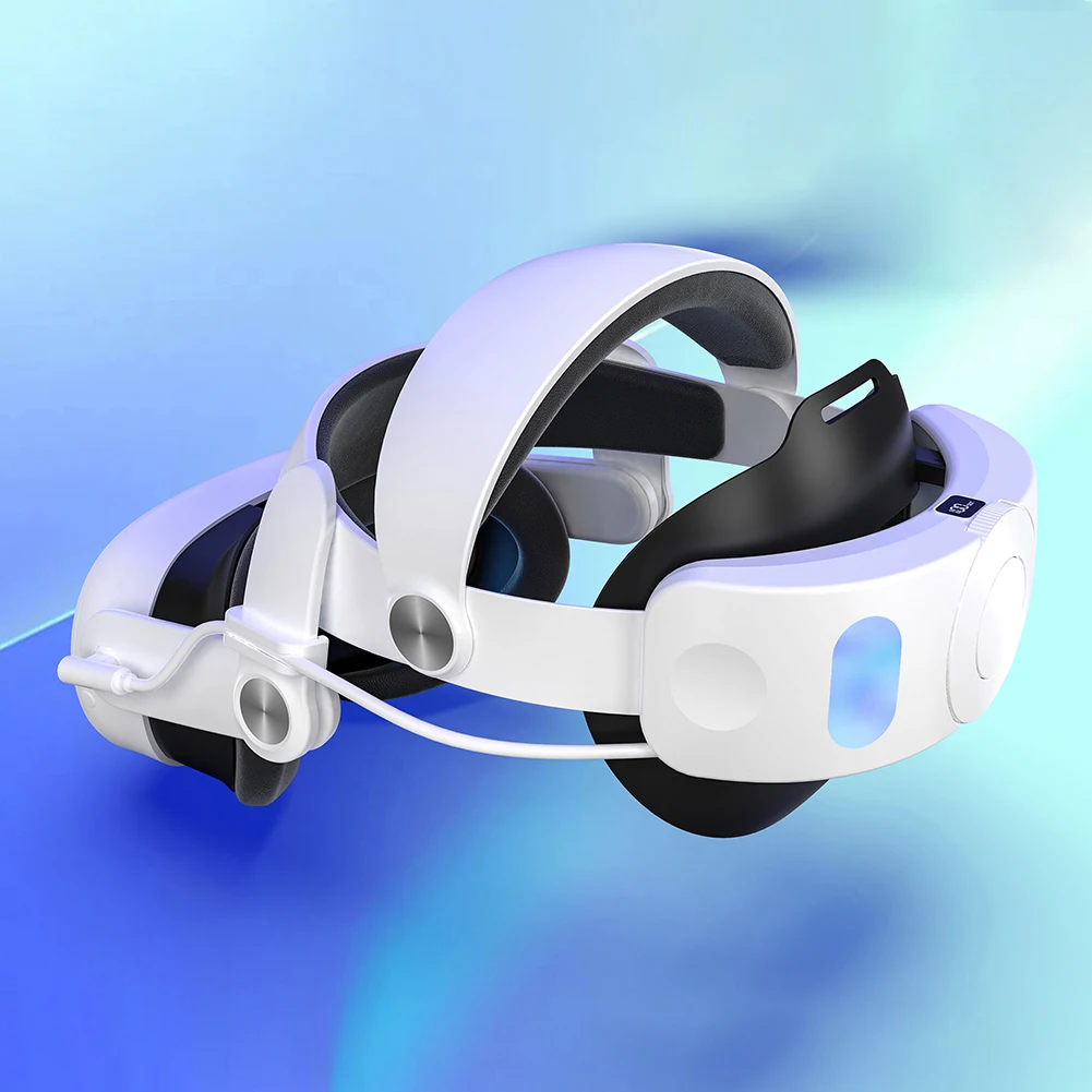 Battery Head Strap 10000mAh Extend Playtime and Comfort Elite Strap Replacement Comfort VR Strap for Meta Quest 3S VR Headset