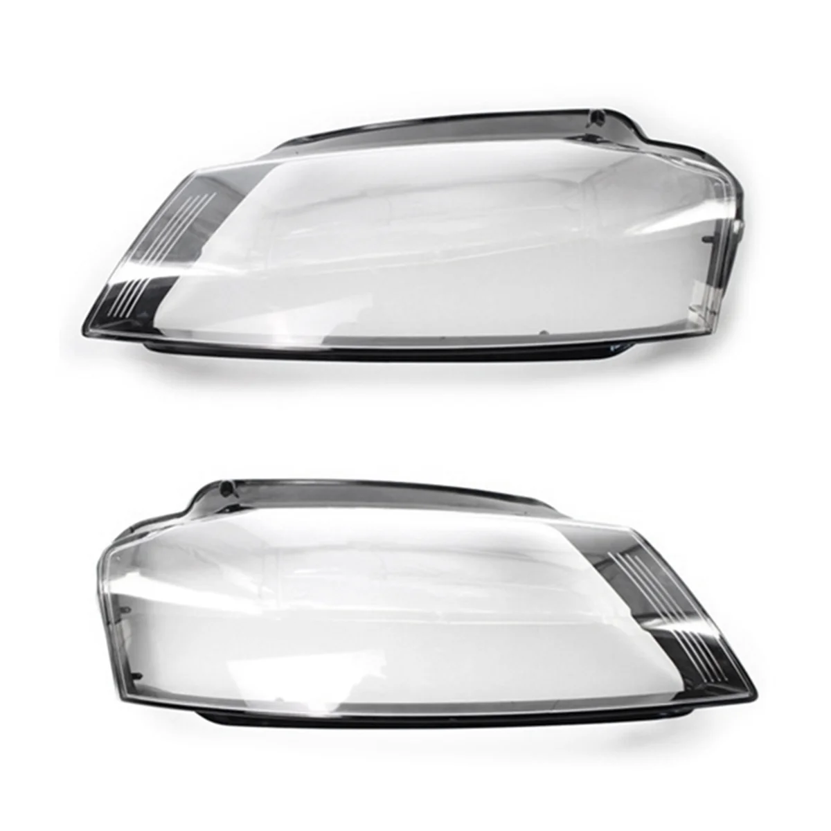 1Pair Car Headlight Lens Cover Light Lamp Shade Shell Lens Lampshade for A3 2008-2012 Car Accessories