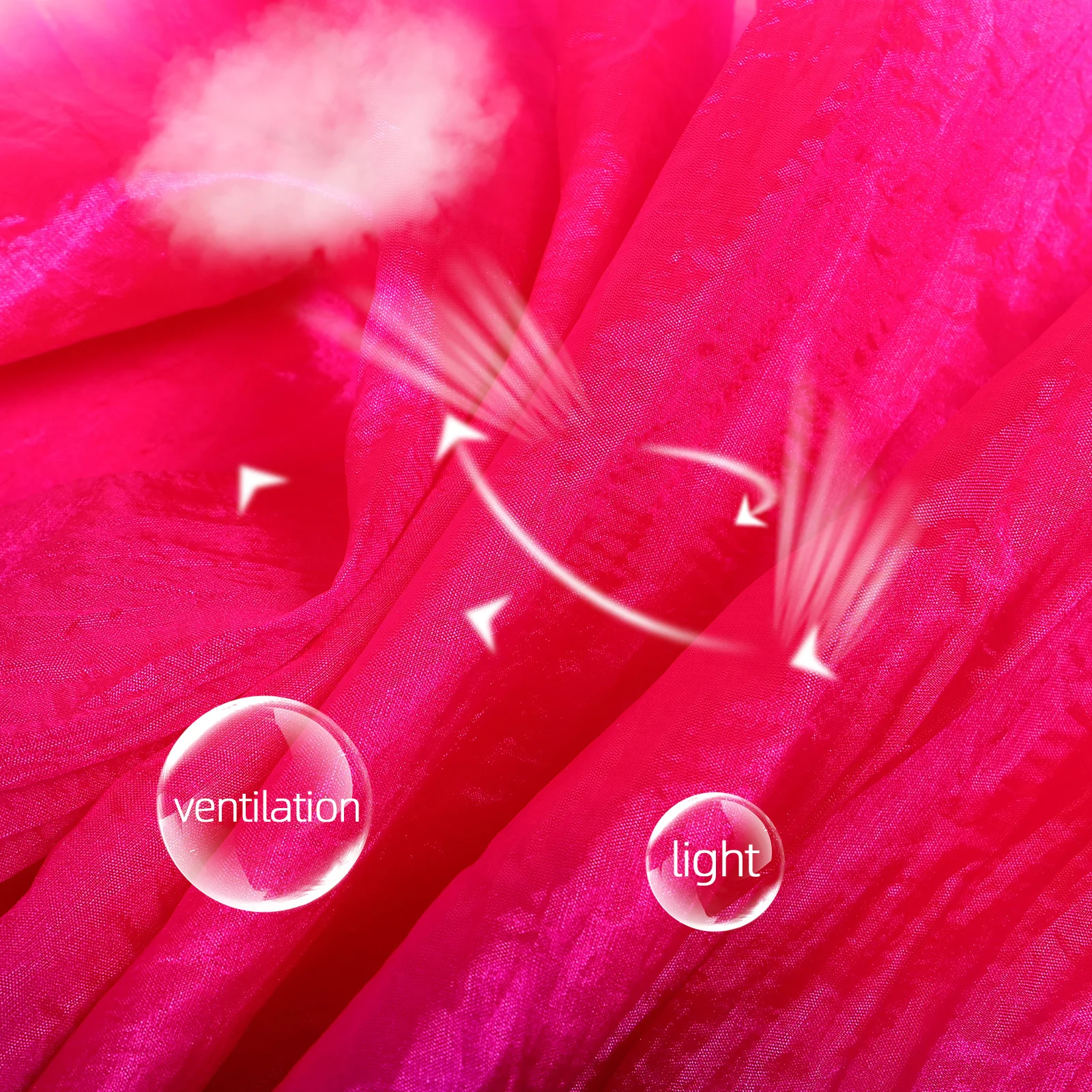 وشاح الرقص للعب المتدرج النابض بالحياة، وشاح حريري ناعم مثل المواد لأنشطة الحركة، وإكسسوارات الرقص #2