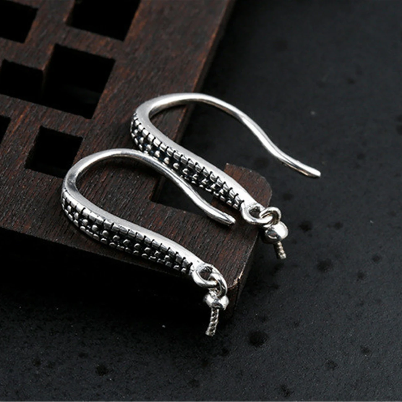 

Серьги из серебра 925 пробы с круглыми бусинами 4-8 мм