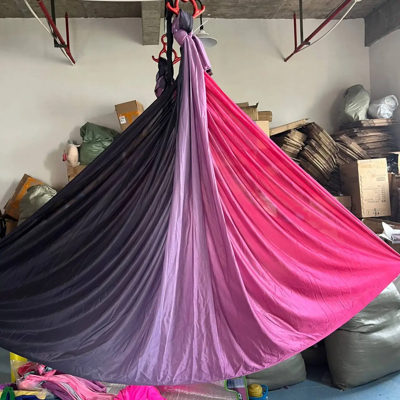 Multicolour 2018 New Aerial Anti-gravity Yoga Hammock Swing Flying Yoga Bed Bodybuilding Gym Fitness Equipment Inversion Trapeze
