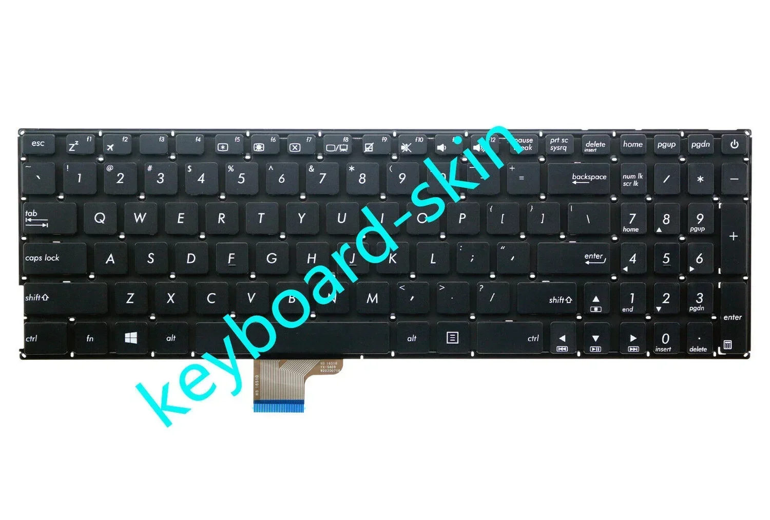 لوحة مفاتيح أمريكية جديدة بدون إضاءة خلفية لـ Asus ZenBook UX510U UX510UA UX510/UA/UW UV510 U5000 U5000U/UQ/UX V510 V510UX V510U V510UX7200