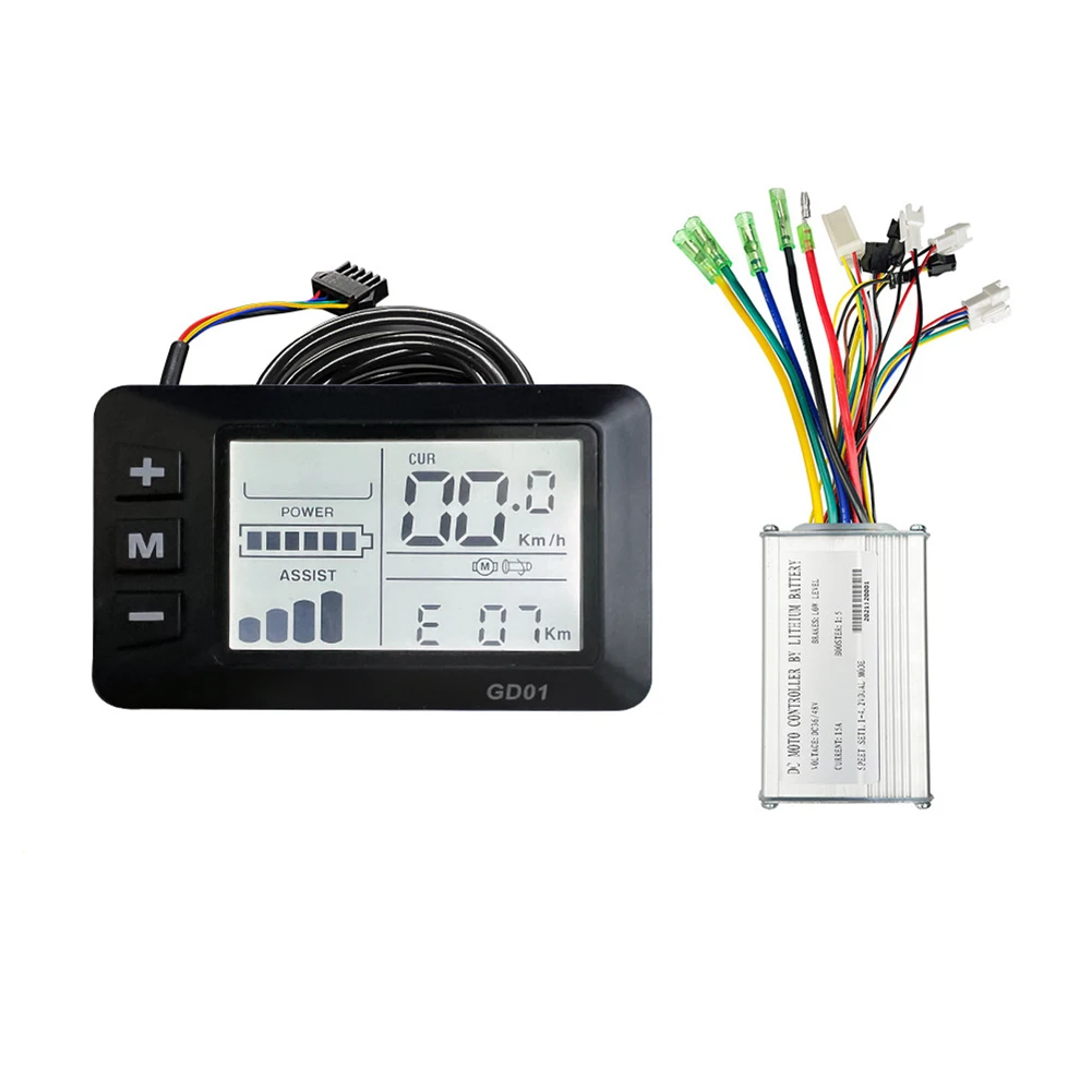 Hot Sale MTB E-bike Electric Scooter Dual Mode Controller Controller 15±1A 160mm 1set 22.2mm 250W/350W 36V/48V