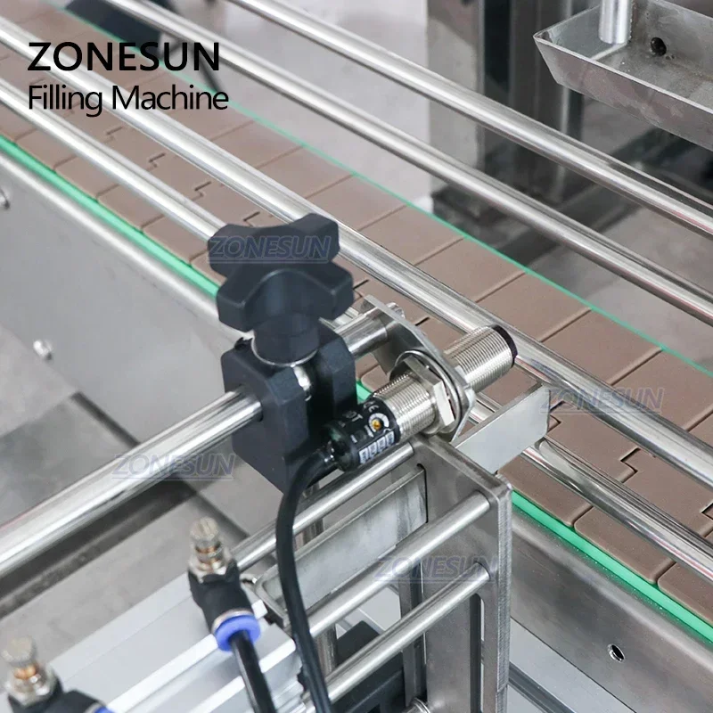 ZONESUN ZS-SV4G Riempitrice servo automatica a 4 ugelli per linea di imballaggio di bottiglie di miele, pasta, crema e liquidi