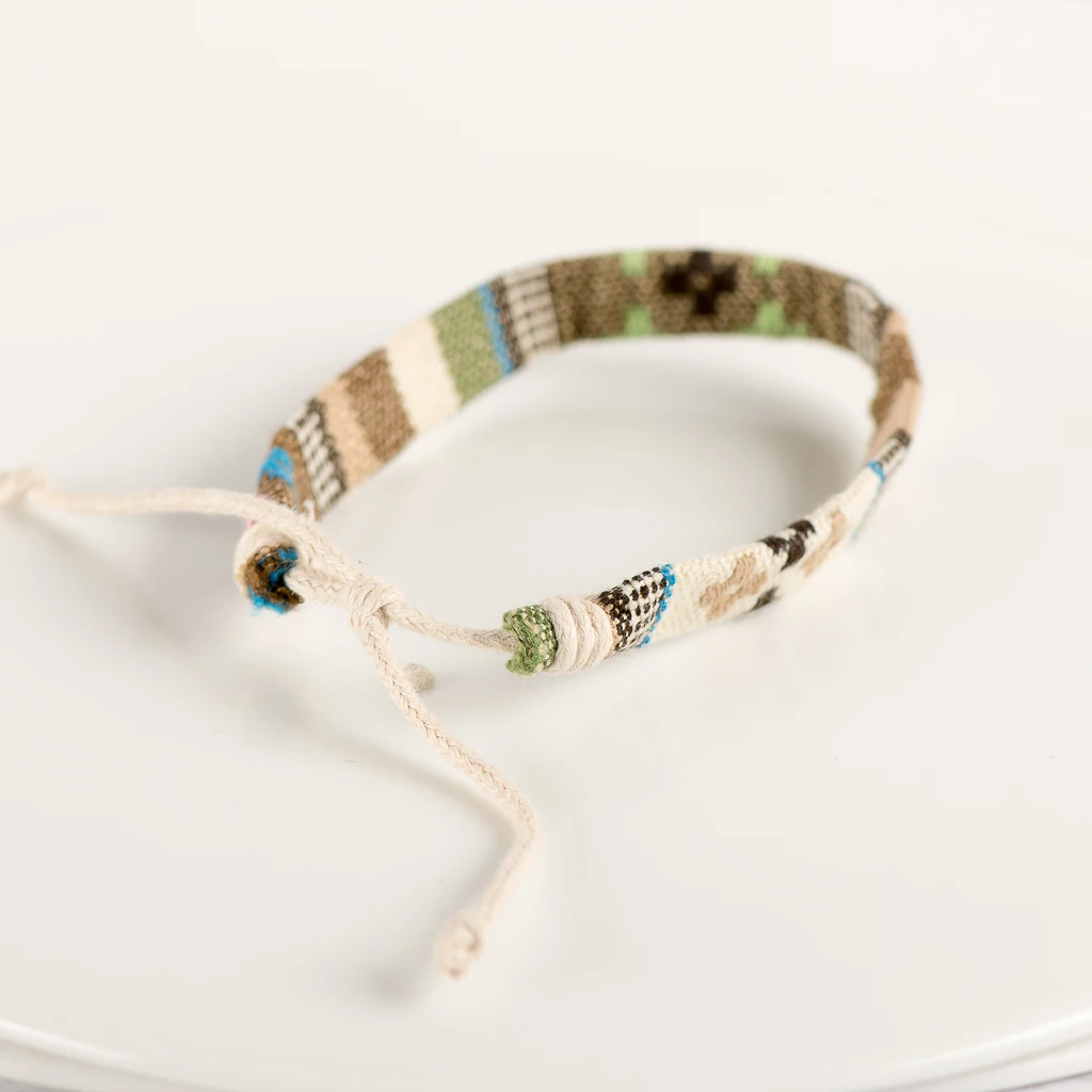 Vintage Charms Adjustable Handmade Macrame Rope Bracelet thread Bracelets lot wholesale #KY212 - Image 4