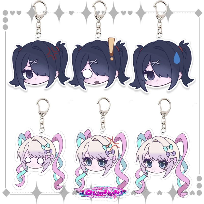 

NEEDY GIRL OVERDOSE Big Head Keychain Exquisite Creative Game Figure Girl Bag Decorate Accessories Keyring Pendant Festival Gift