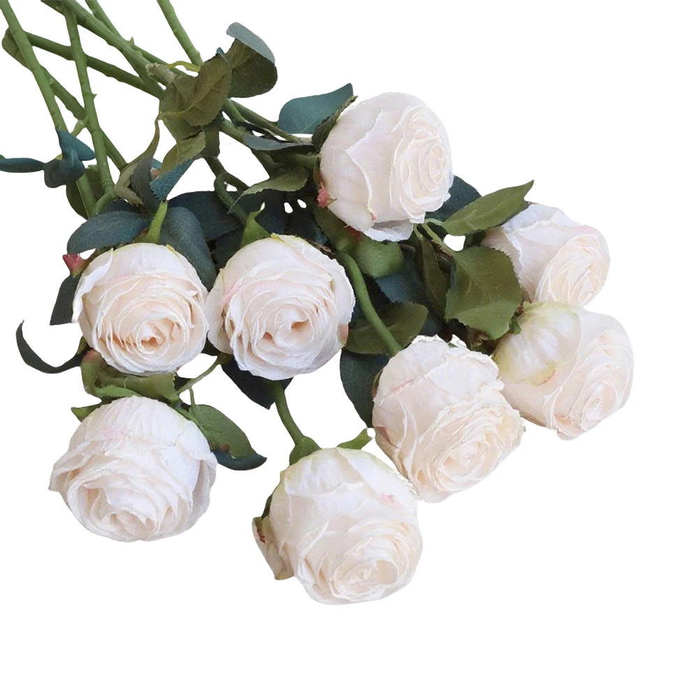 Künstliches Rosen-Arrangement Seidenblumenstrauß Wohnzimmerdekoration Charmante Vintage-Ästhetik Elegante Tischdekoration