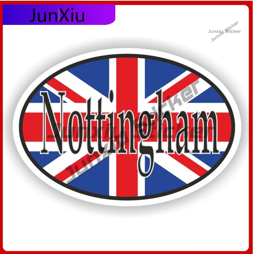 

Nottingham United Funny Wall UV Resistant Decal Decoration City Scratch Window Sticker Truck Trendy Stylish Anti Symbol Laptop